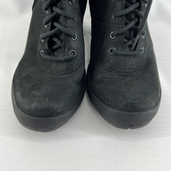 Timberland Camdale Chunky Field Boots Black Leather Lace Up - Picture 3 of 10